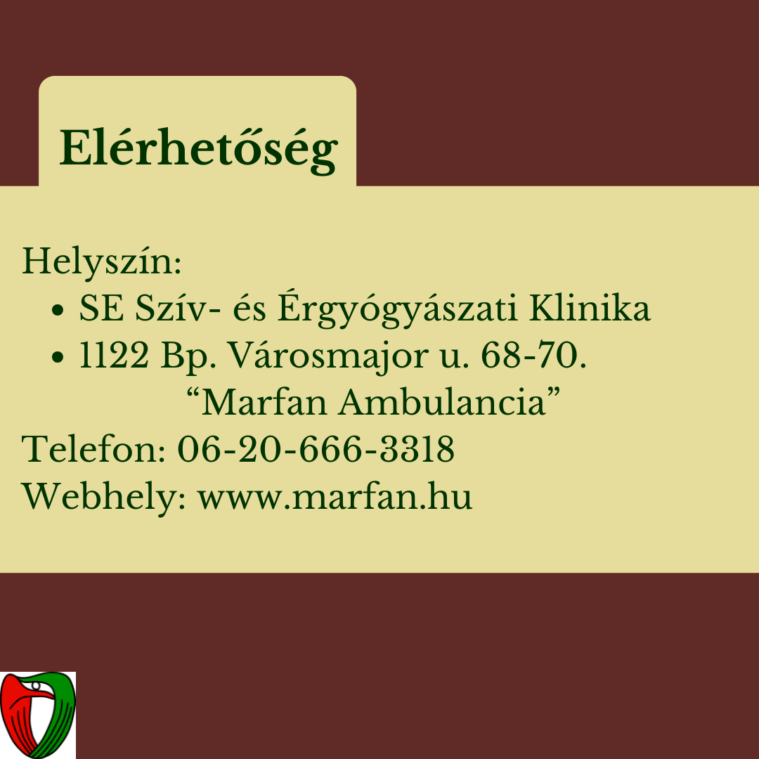 Helyszn a Vrosmajori Szv- s rgygyszati Klinika (1122 Budapest, Vrosmajor u. 68.), jrbeteg rendels (alagsor).