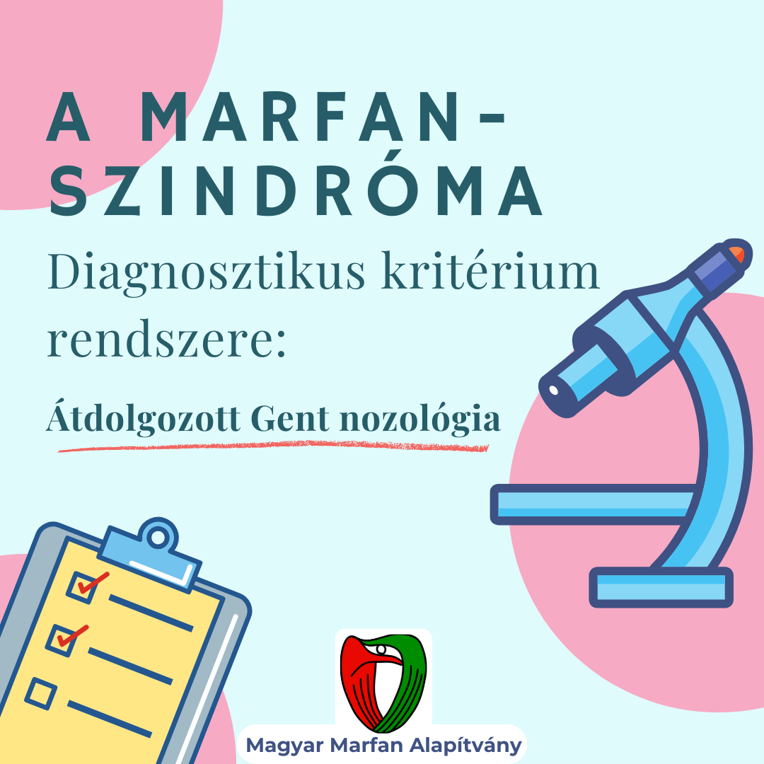 A Marfan-szindr�ma diagn�zis�nak alapj�t a mai napig a Gent nozol�gia �ltal le�rt krit�riumrendszer adja.